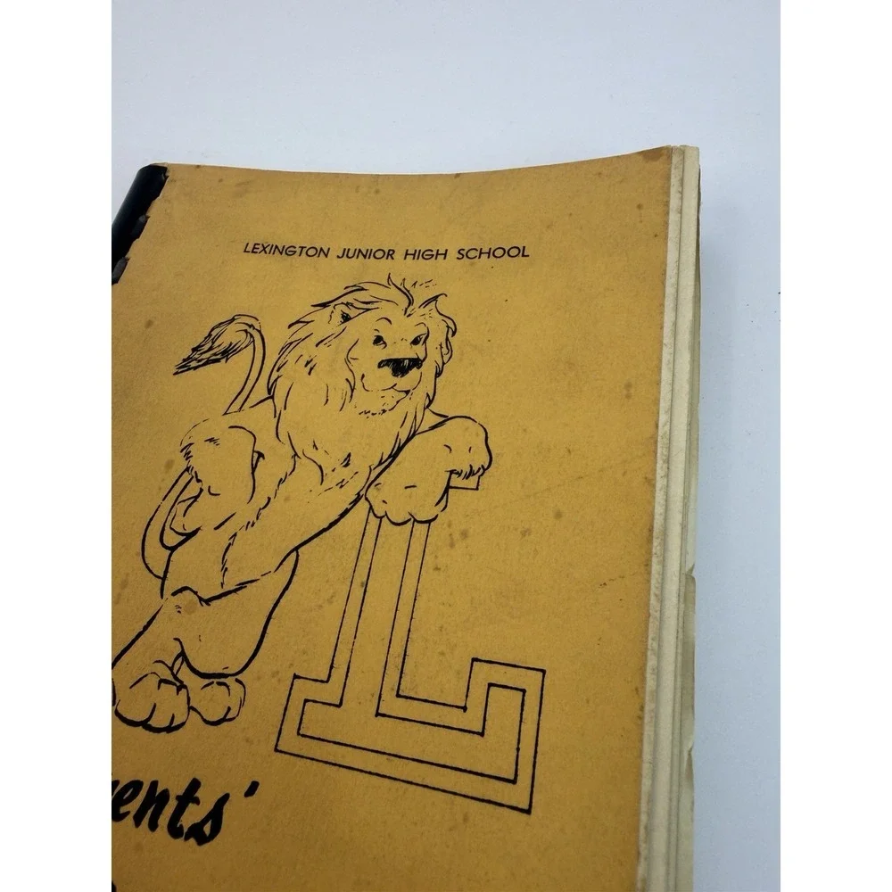 Lexington Junior High School Local Cookbook Cypress California‎ 1974 Vintage